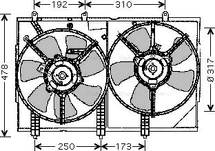 Ava Quality Cooling MT 7523 - Ventola, Raffreddamento motore autozon.pro