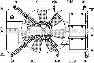 Ava Quality Cooling MT 7522 - Ventola, Raffreddamento motore autozon.pro