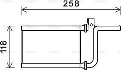 Ava Quality Cooling MTA6254 - Scambiatore calore, Riscaldamento abitacolo autozon.pro