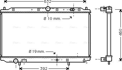 Ava Quality Cooling MTA2101 - Radiatore, Raffreddamento motore autozon.pro