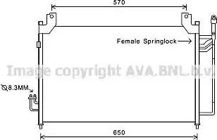 Ava Quality Cooling MZ 5240 - Condensatore, Climatizzatore autozon.pro