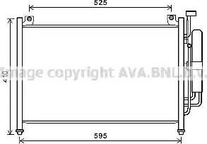 Ava Quality Cooling MZ5236D - Condensatore, Climatizzatore autozon.pro