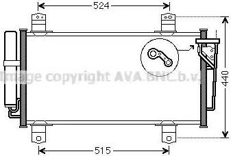 Ava Quality Cooling MZ5231D - Condensatore, Climatizzatore autozon.pro