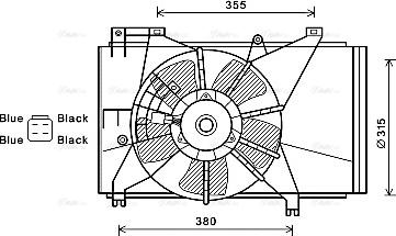 Ava Quality Cooling MZ7543 - Ventola, Raffreddamento motore autozon.pro