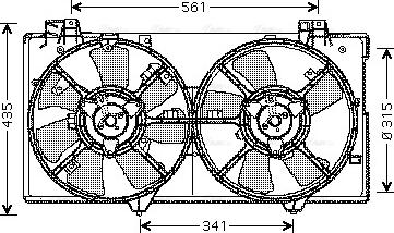 Ava Quality Cooling MZ 7528 - Ventola, Raffreddamento motore autozon.pro