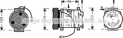 Ava Quality Cooling MZ K007 - Compressore, Climatizzatore autozon.pro