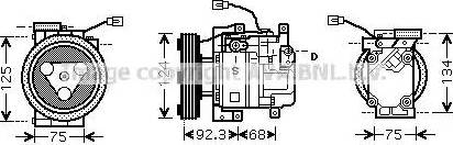 Ava Quality Cooling MZ K219 - Compressore, Climatizzatore autozon.pro