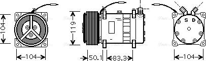 Ava Quality Cooling NHAK001 - Compressore, Climatizzatore autozon.pro