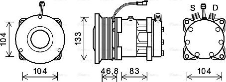 Ava Quality Cooling NHAK017 - Compressore, Climatizzatore autozon.pro