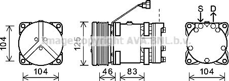 Ava Quality Cooling NHK011 - Compressore, Climatizzatore autozon.pro