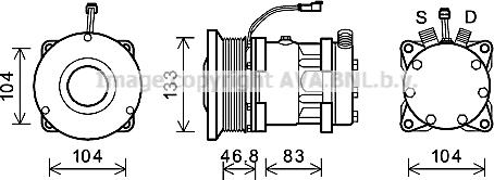 Ava Quality Cooling NHK017 - Compressore, Climatizzatore autozon.pro