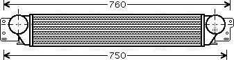 Ava Quality Cooling OL 4442 - Intercooler autozon.pro