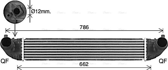 Ava Quality Cooling OL4719 - Intercooler autozon.pro