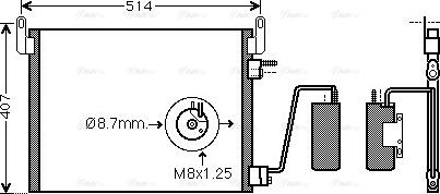 Ava Quality Cooling OL5452D - Condensatore, Climatizzatore autozon.pro