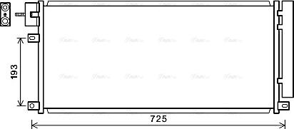 Ava Quality Cooling OL5634D - Condensatore, Climatizzatore autozon.pro
