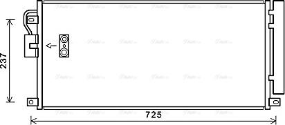 Ava Quality Cooling OL5638D - Condensatore, Climatizzatore autozon.pro