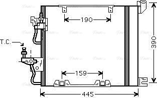 Ava Quality Cooling OL5368D - Condensatore, Climatizzatore autozon.pro