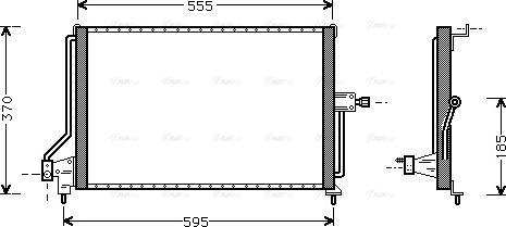 Ava Quality Cooling OL 5209 - Condensatore, Climatizzatore autozon.pro