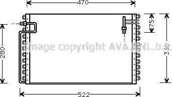 Ava Quality Cooling OL5210 - Condensatore, Climatizzatore autozon.pro