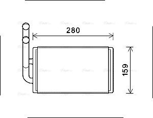 Ava Quality Cooling OL6570 - Scambiatore calore, Riscaldamento abitacolo autozon.pro