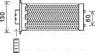 Ava Quality Cooling OL6573 - Scambiatore calore, Riscaldamento abitacolo autozon.pro