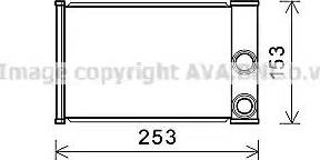 Ava Quality Cooling OL6680 - Scambiatore calore, Riscaldamento abitacolo autozon.pro