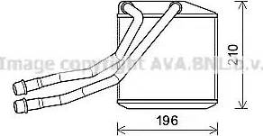 Ava Quality Cooling OL6676 - Scambiatore calore, Riscaldamento abitacolo autozon.pro