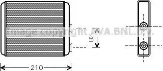 Ava Quality Cooling OL 6353 - Scambiatore calore, Riscaldamento abitacolo autozon.pro