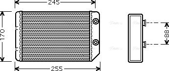 Ava Quality Cooling OL 6314 - Scambiatore calore, Riscaldamento abitacolo autozon.pro