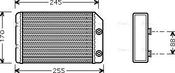 Ava Quality Cooling OL 6315 - Scambiatore calore, Riscaldamento abitacolo autozon.pro