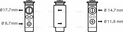 Ava Quality Cooling OL 1412 - Valvola ad espansione, Climatizzatore autozon.pro