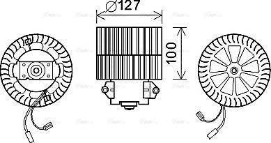 Ava Quality Cooling OL8633 - Ventilatore abitacolo autozon.pro