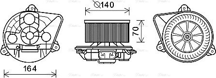 Ava Quality Cooling OL8623 - Ventilatore abitacolo autozon.pro