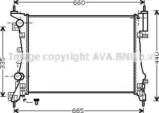 Ava Quality Cooling OL 2408 - Radiatore, Raffreddamento motore autozon.pro