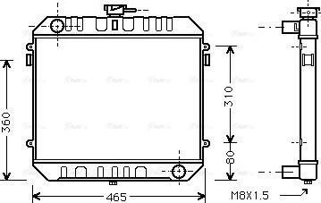 Ava Quality Cooling OL 2095 - Radiatore, Raffreddamento motore autozon.pro