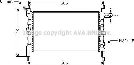 Ava Quality Cooling OL 2023 - Radiatore, Raffreddamento motore autozon.pro