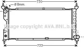 Ava Quality Cooling OL 2185 - Radiatore, Raffreddamento motore autozon.pro