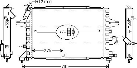 Ava Quality Cooling OLA2364 - Radiatore, Raffreddamento motore autozon.pro