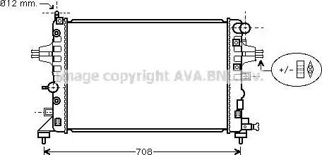 Ava Quality Cooling OL 2362 - Radiatore, Raffreddamento motore autozon.pro