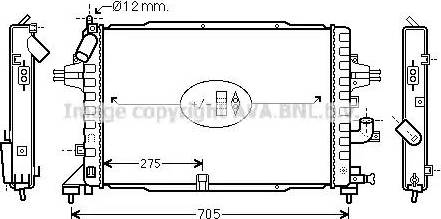 Ava Quality Cooling OL 2383 - Radiatore, Raffreddamento motore autozon.pro