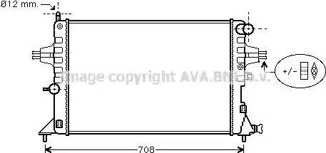 Ava Quality Cooling OL 2296 - Radiatore, Raffreddamento motore autozon.pro