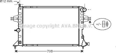 Ava Quality Cooling OL 2293 - Radiatore, Raffreddamento motore autozon.pro