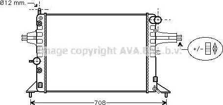 Ava Quality Cooling OL 2256 - Radiatore, Raffreddamento motore autozon.pro