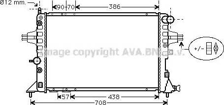 Ava Quality Cooling OL 2253 - Radiatore, Raffreddamento motore autozon.pro