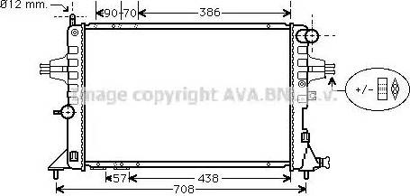 Ava Quality Cooling OL 2252 - Radiatore, Raffreddamento motore autozon.pro