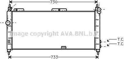 Ava Quality Cooling OL 2203 - Radiatore, Raffreddamento motore autozon.pro