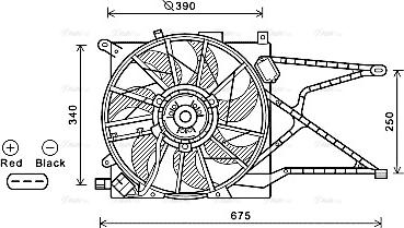 Ava Quality Cooling OL7596 - Ventola, Raffreddamento motore autozon.pro