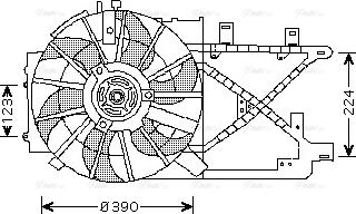 Ava Quality Cooling OL 7516 - Ventola, Raffreddamento motore autozon.pro