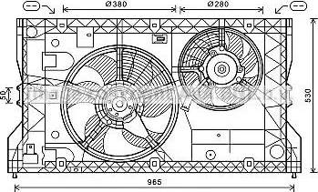 Ava Quality Cooling OL7588 - Ventola, Raffreddamento motore autozon.pro