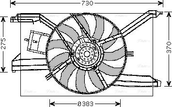 Ava Quality Cooling OL 7532 - Ventola, Raffreddamento motore autozon.pro